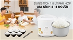 Nồi cơm điện nắp gài Sharp 1.8 lít KS-183TJV-CH